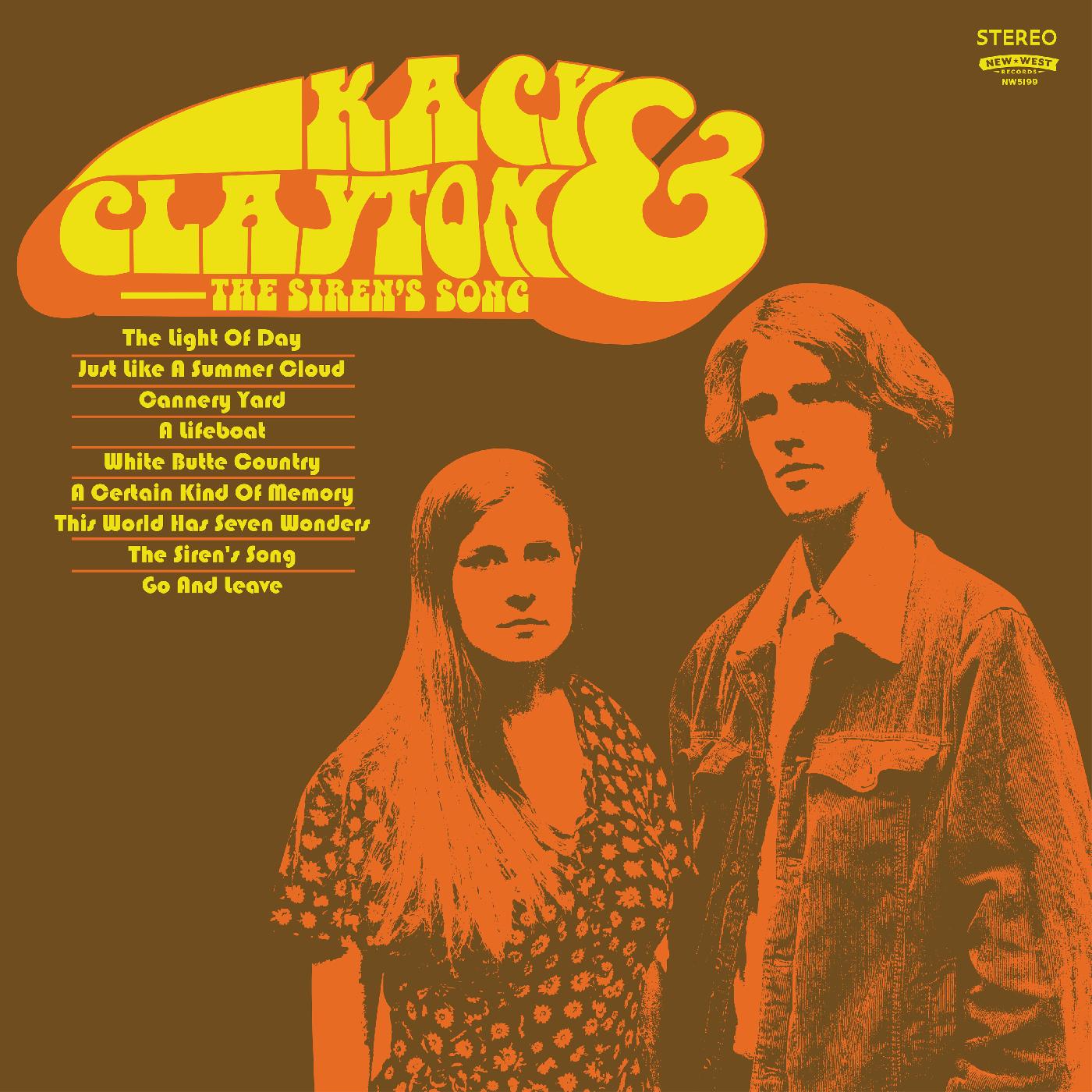 Kacy & Clayton | The Siren's Song (TRANSPARENT ORANGE VINYL) | Vinyl
