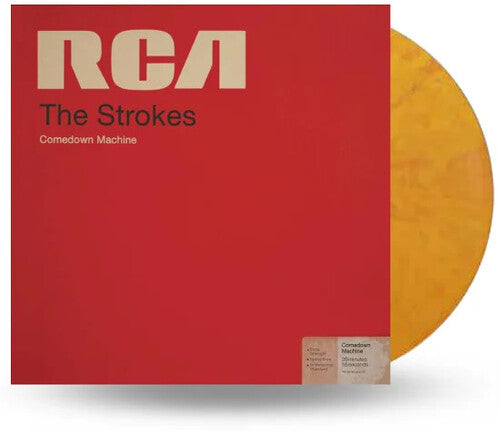 The Strokes | Comedown Machine (Limited Edition, Red & Yellow Marble Colored Vinyl) | Vinyl