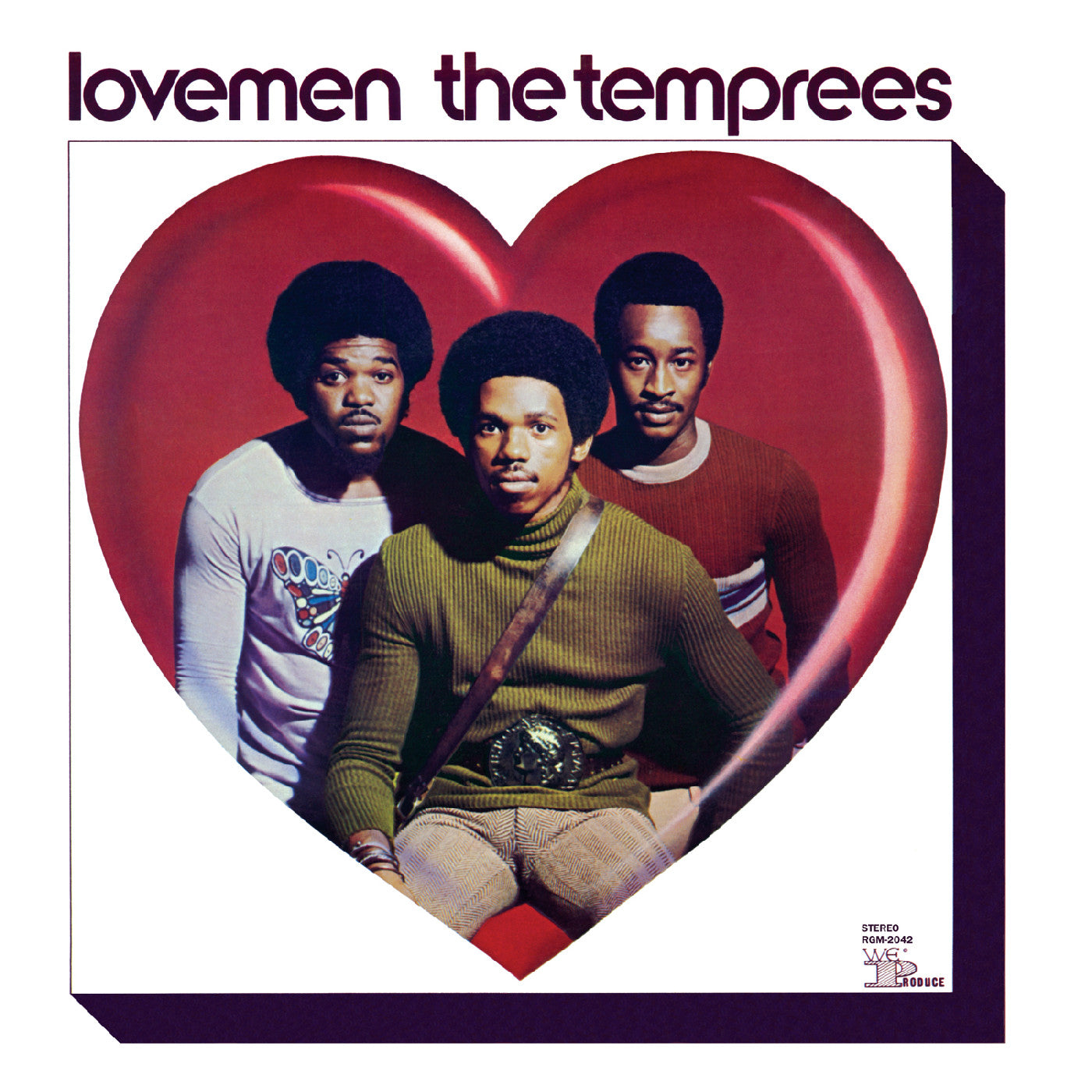 The Temprees | Lovemen (All-Analog) (Valentine Red Pet Plastic Vinyl) | Vinyl
