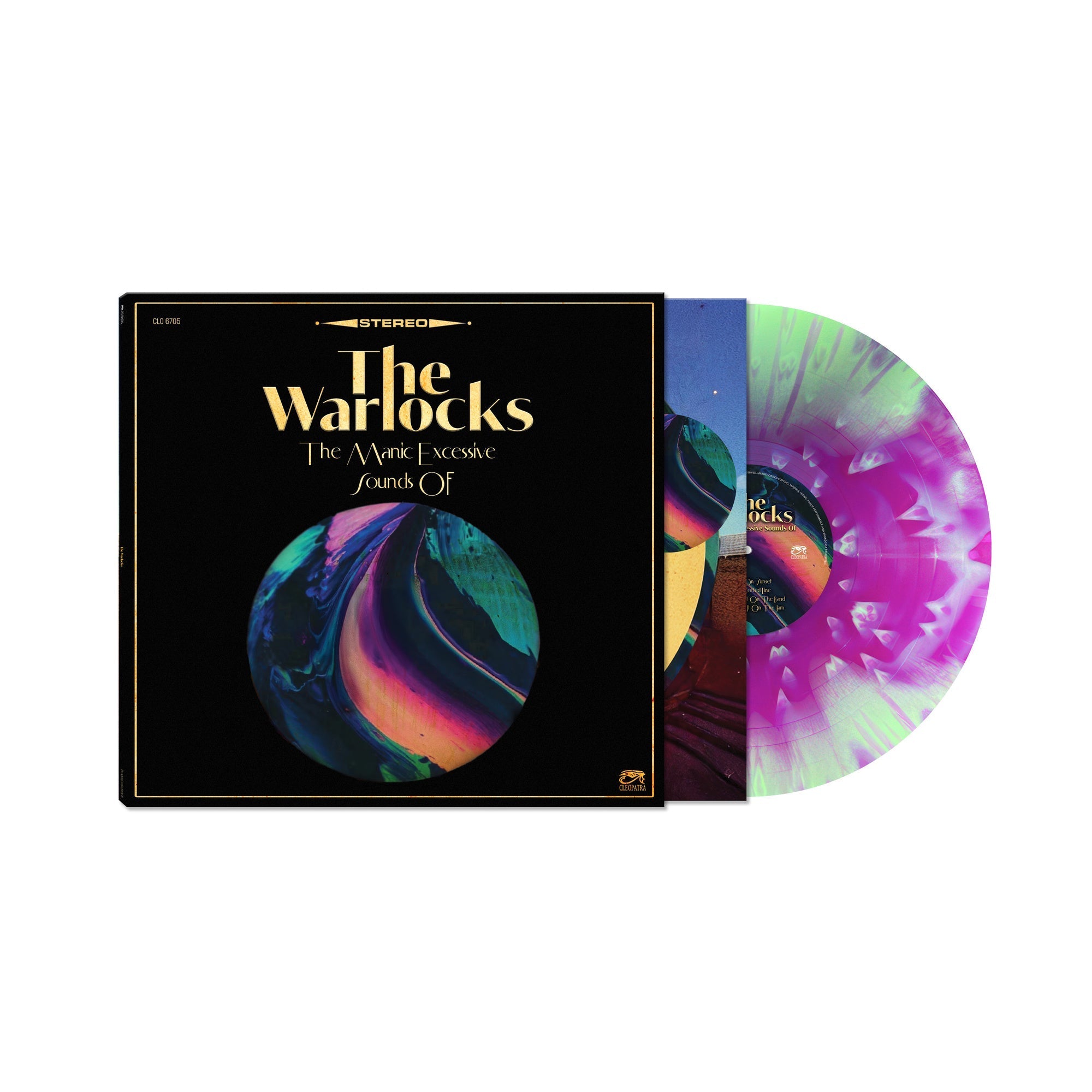 The Warlocks | The Manic Excessive Sounds Of [Limited Edition Purple/Coke Bottle Green Haze/Splatter Vinyl] | Vinyl