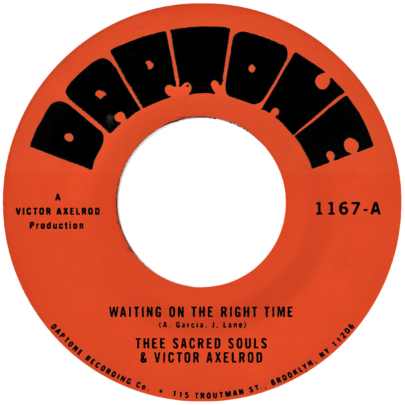 Thee Sacred Souls - Waiting On The Right Time B/W Waiting #2 | Vinyl