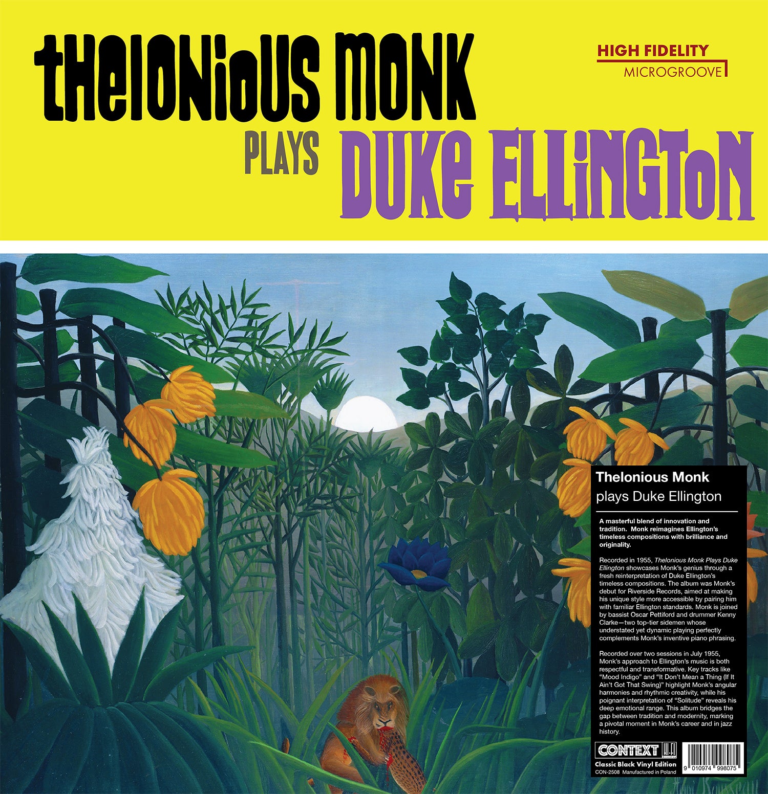 Thelonious Monk | Duke Ellington | Vinyl