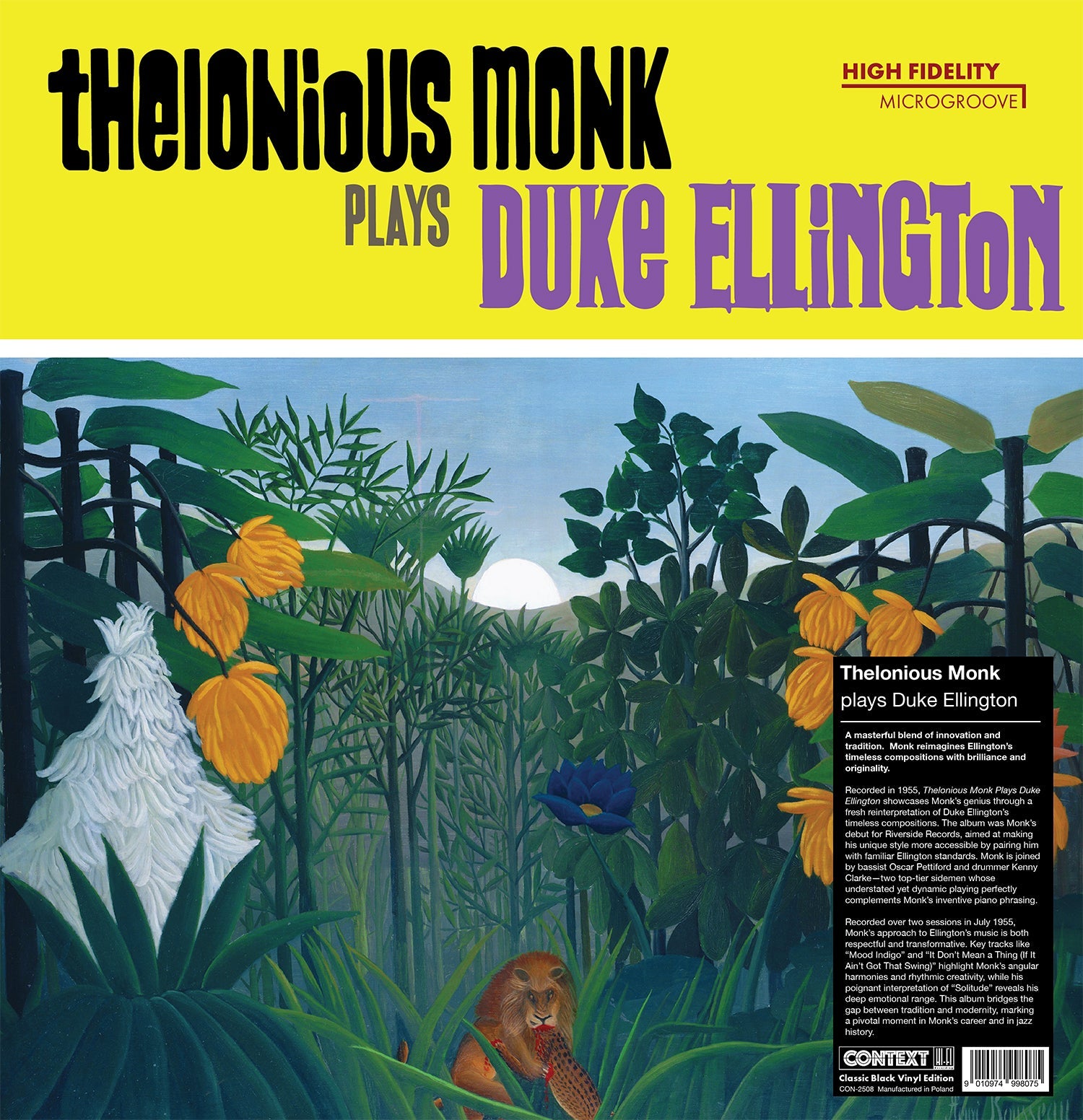 Thelonious Monk - Duke Ellington | Vinyl
