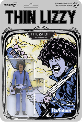 Thin Lizzy | Super7 - Thin Lizzy: Phil Lynott- ReAction Figures Wv2 - Jailbreak (Action Figure) | Action Figure