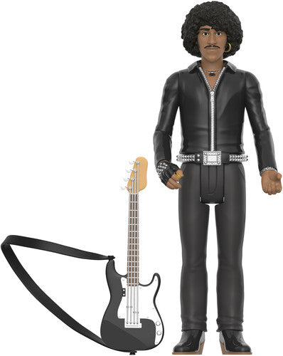 Thin Lizzy | Super7 - Thin Lizzy Reaction Figures - Phil Lynott (Black Leather) (Collectible, Figure, Action Figure) | Action Figure