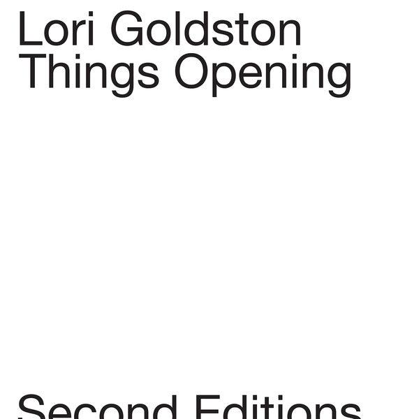 LORI GOLDSTON - Things Opening | Vinyl