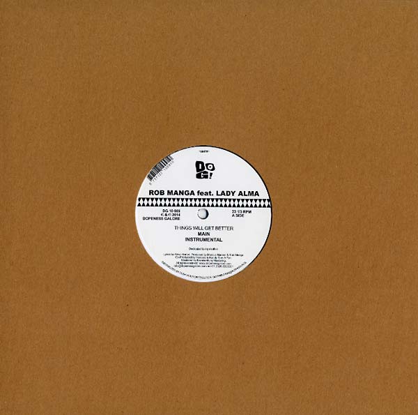 ROB MANGA (FEAT. LADY ALMA) - Things Will Get Better | Vinyl