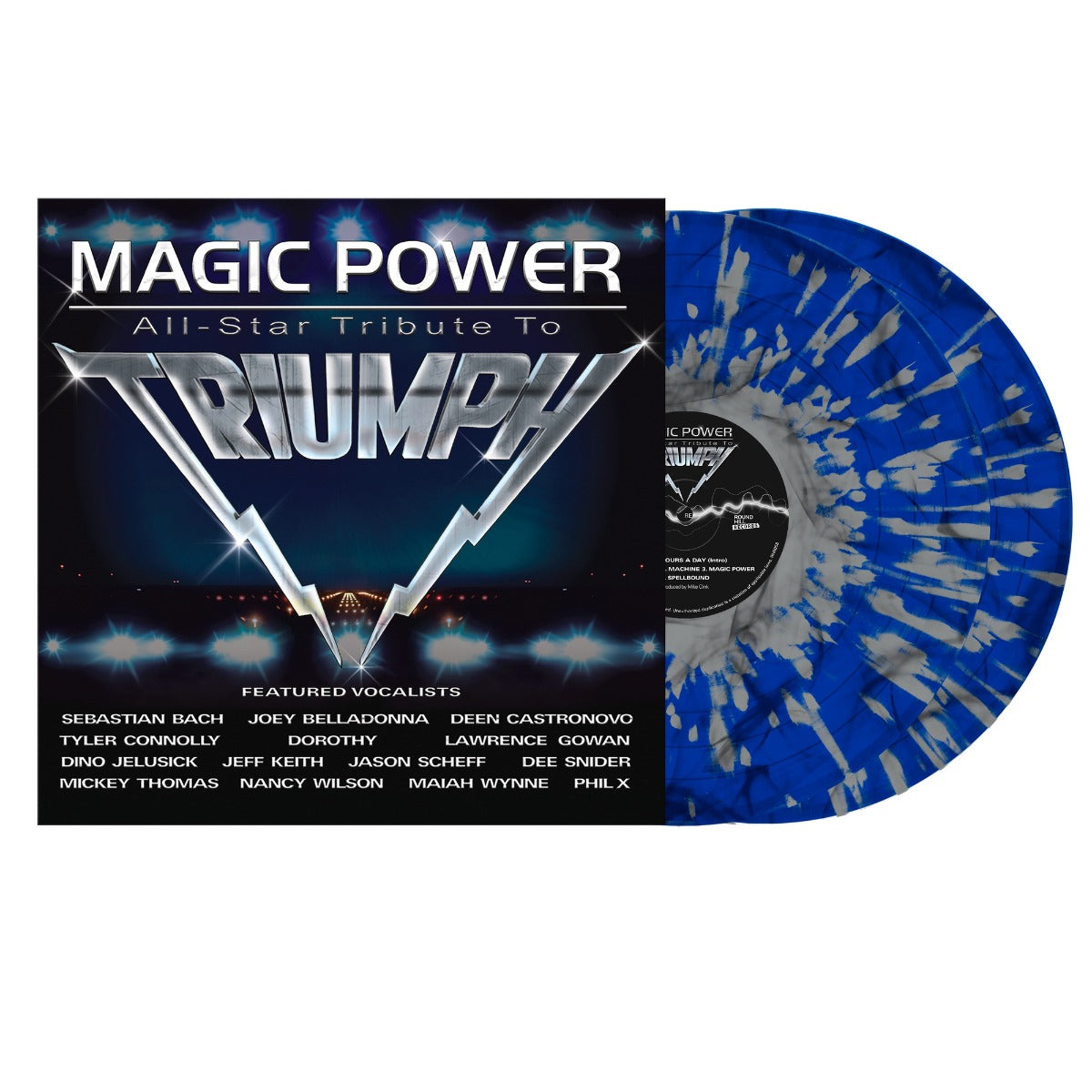 Triumph - Magic Power: All Star Tribute To Triumph (Indie Exclusive) (Blue/White Splatter Vinyl) (2LP) | Vinyl