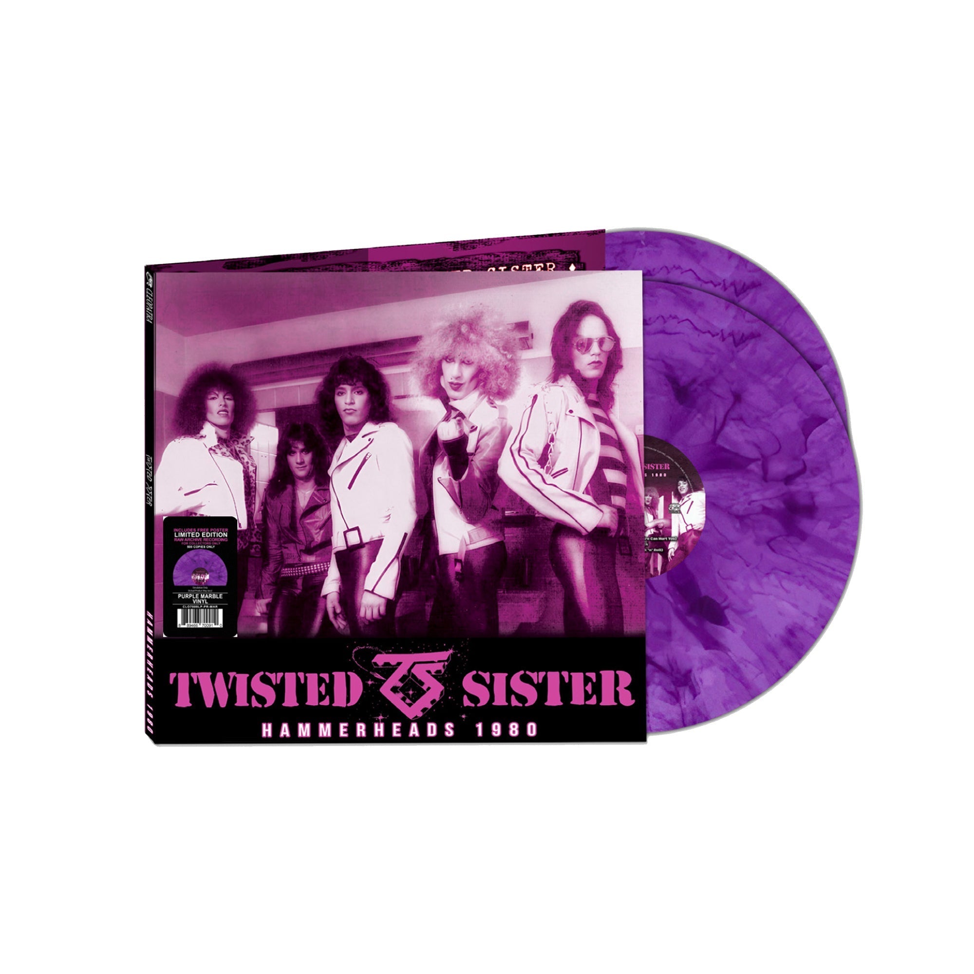 Twisted Sister | Hammerheads 1980 [Limited Edition Purple Marble Vinyl] [2LP] | Vinyl