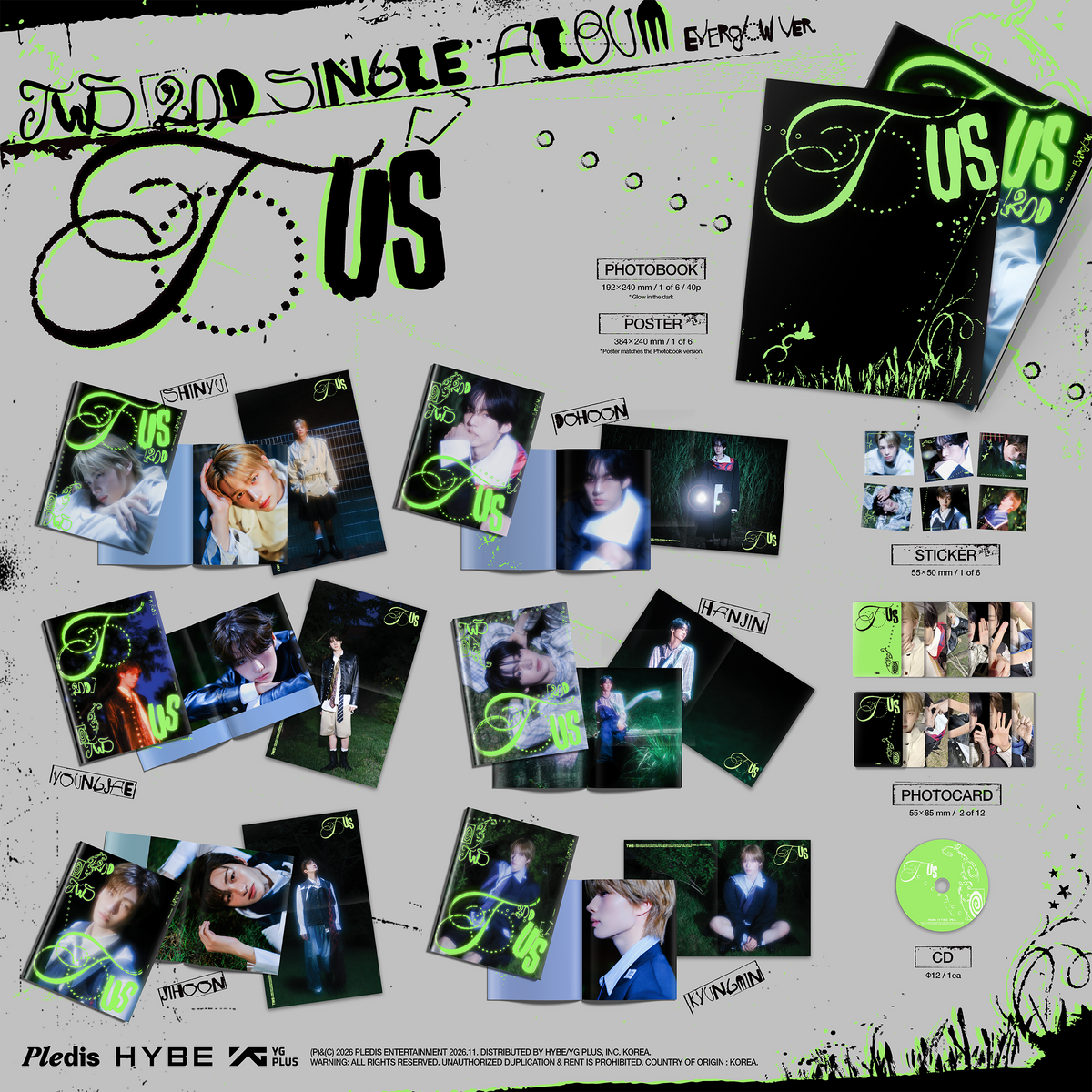 TWS - TWS 2nd Single Album 'TO US' (Everglow Ver.) [CD] | CD