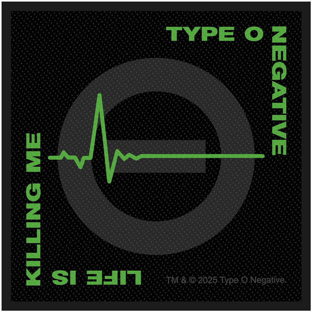Type O Negative - Life Is Killing Me Standard Patch | Merchandise