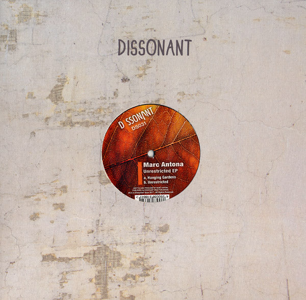 MARC ANTONA - Unrestricted EP | Vinyl