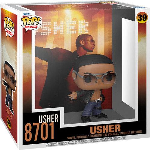 Usher - FUNKO POP! ALBUMS: Usher- 8701 (Large Item, Vinyl Figure) | Action Figure
