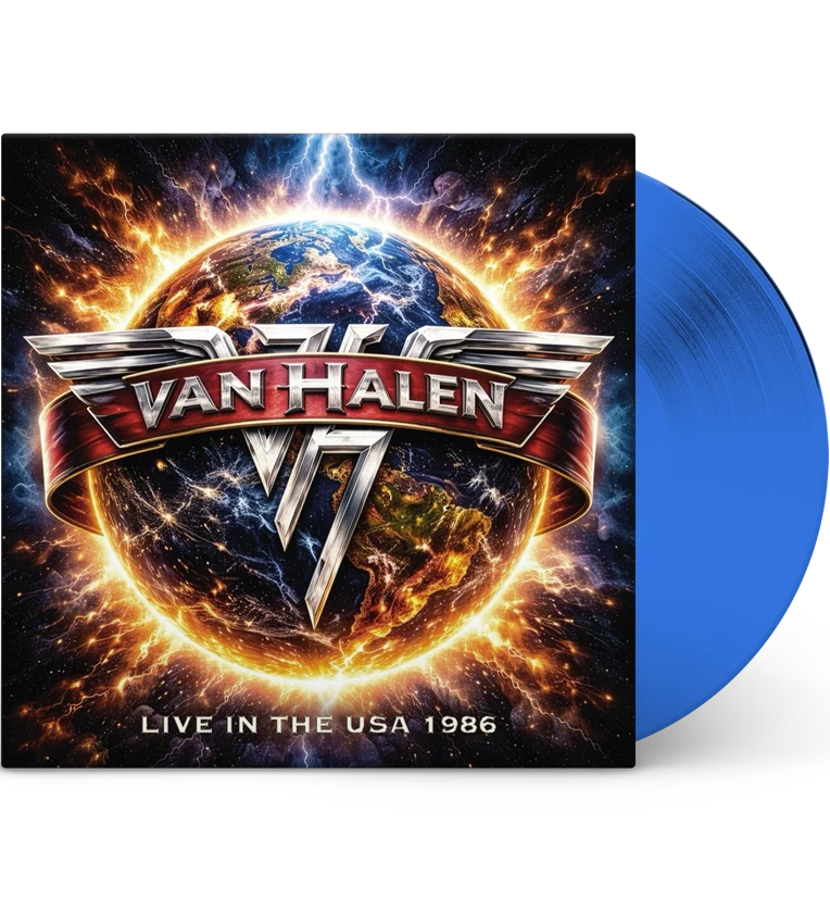 Van Halen - Live In The USA 1986. FM Radio Broadcast (Limited Edition, Blue Colored Vinyl) [Import] | Vinyl
