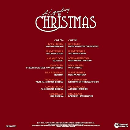 Various Artists | A Legendary Christmas, Volume One: The Red Collection [Import] | Vinyl - 0