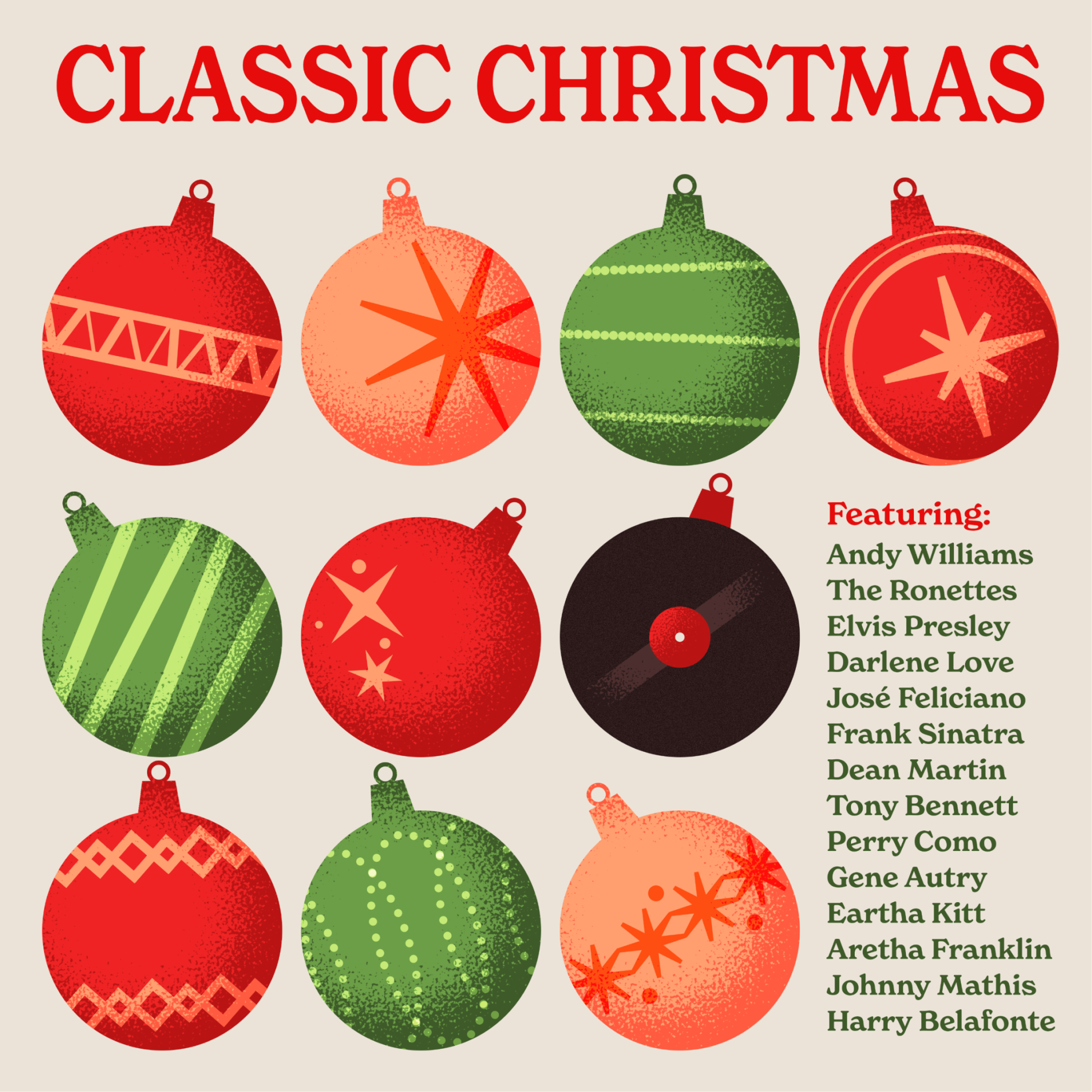Various Artists - Classic Christmas [Vintage Ornament Red Vinyl] | Vinyl