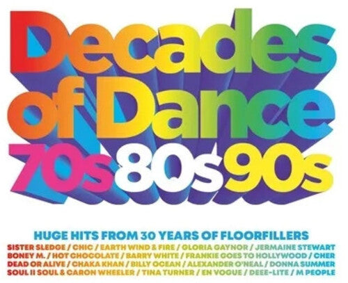 Various Artists - Decades Of Dance: 70s 80s 90s [Import] (3 Cd's) | CD