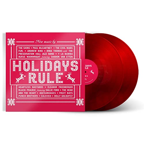 Various Artists | Holidays Rule (Clear Vinyl, Red, Gatefold LP Jacket) (2 Lp's) | Vinyl