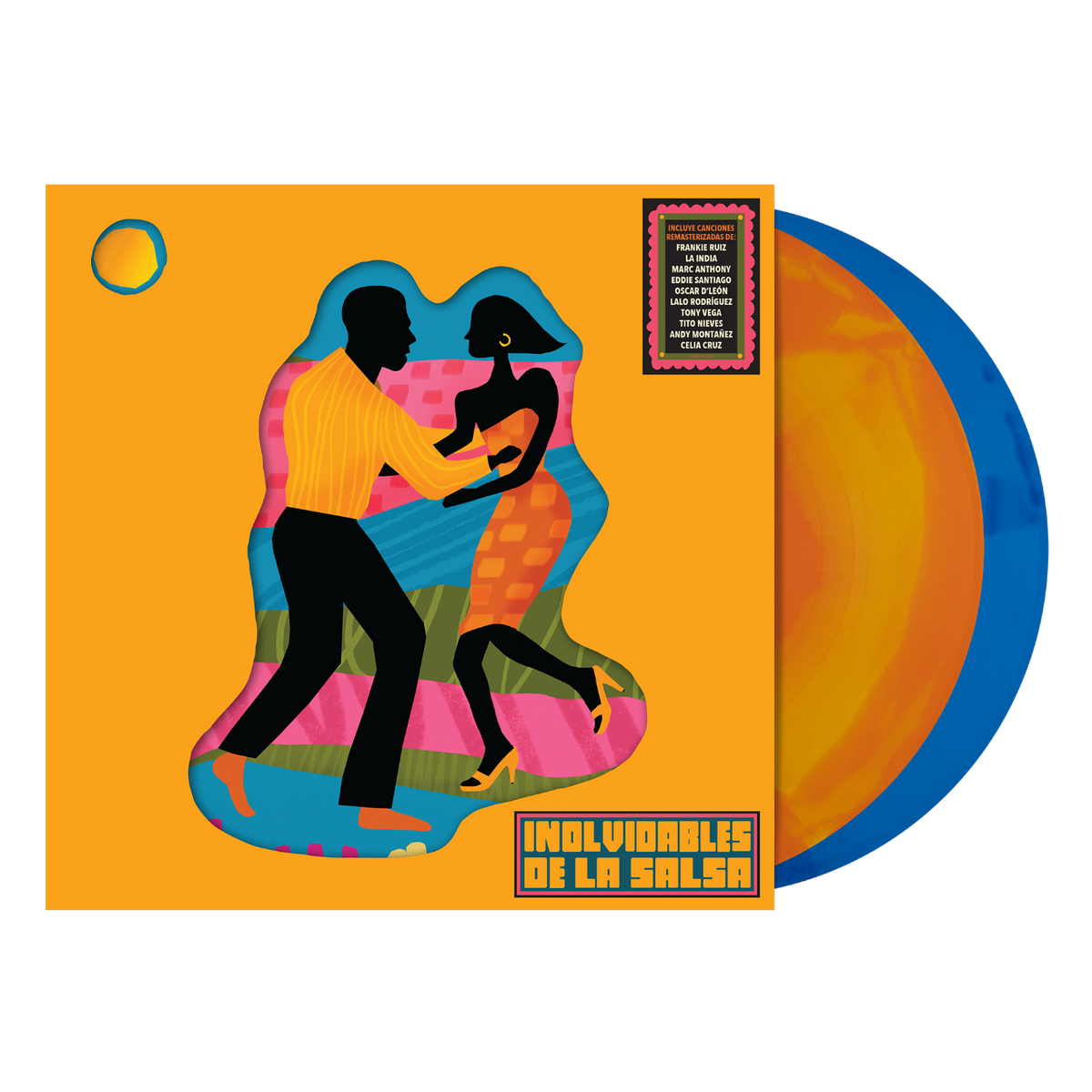 Various Artists - Inolvidables de la Salsa [Sunrise Yellow/Dusk Blue Vinyl] [2LP] | Vinyl