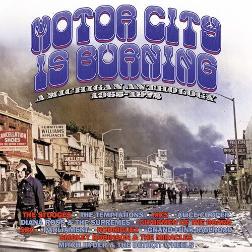 Various Artists - Motor City Is Burning: A Michigan Anthology 1965-1972 [Import] (3 Cd's) | CD