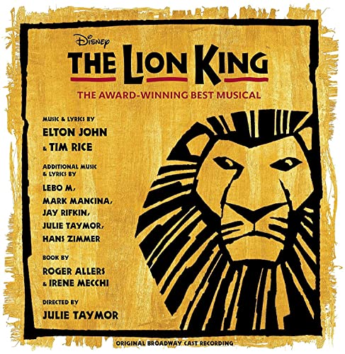 Various Artists - The Lion King: Original Broadway Cast [Yellow/Black Splatter 2 LP] | Vinyl