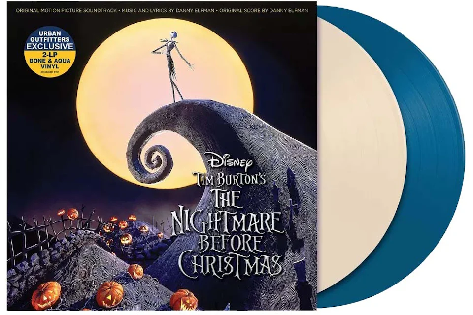 Various Artists - The Nightmare Before Christmas (Original Soundtrack) (Limited Edition, Bone & Aqua Colored Vinyl) (2 Lp's) | Vinyl