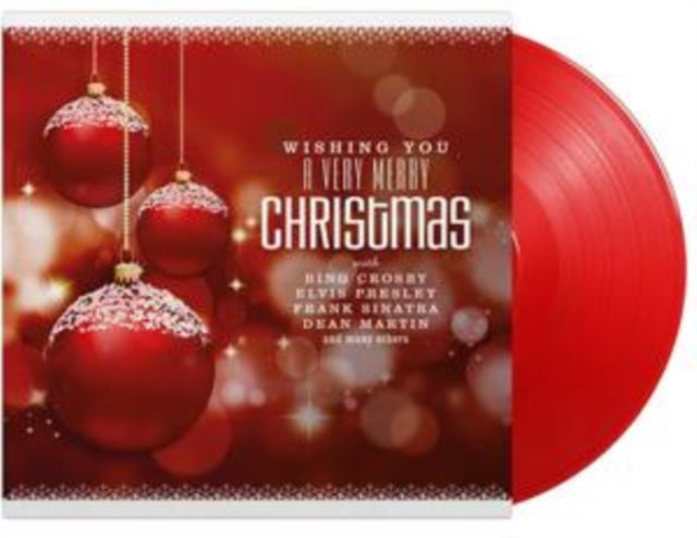 Various Artists | Wishing You A Very Merry Christmas (Colored Vinyl, Red, 180 Gram Vinyl, Limited Edition, Remastered) | Vinyl