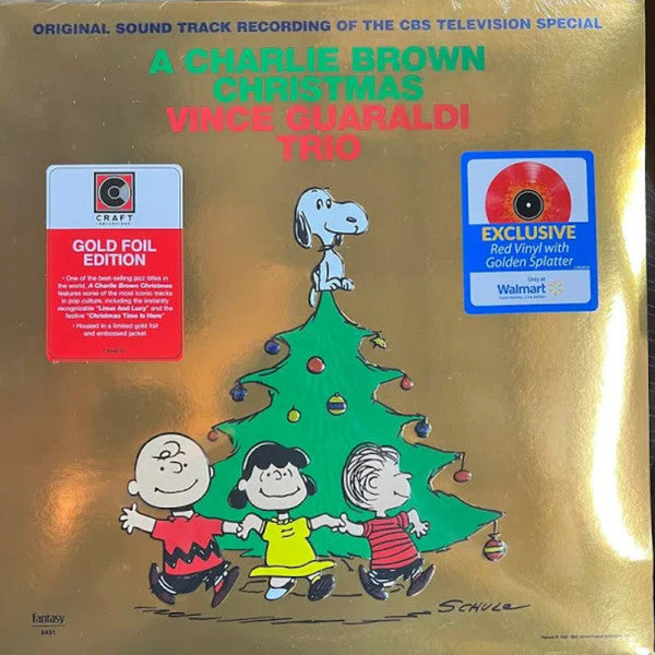 Vince Guaraldi - A Charlie Brown Christmas (Red & Golden Splatter Colored Vinyl) [Import] | Vinyl