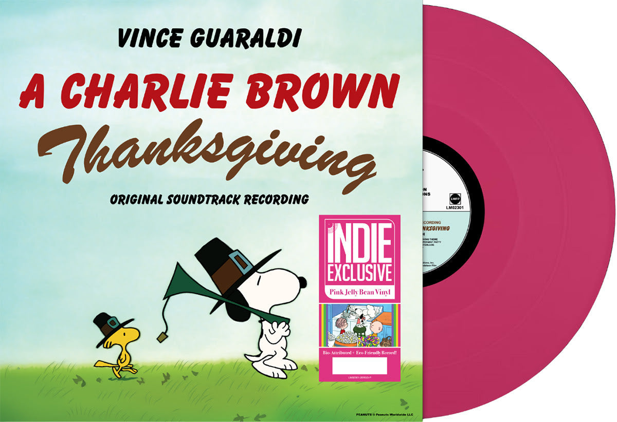 Vince Guaraldi - A Charlie Brown Thanksgiving (Indie Exclusive) [Pink Jelly Bean Vinyl] | Vinyl