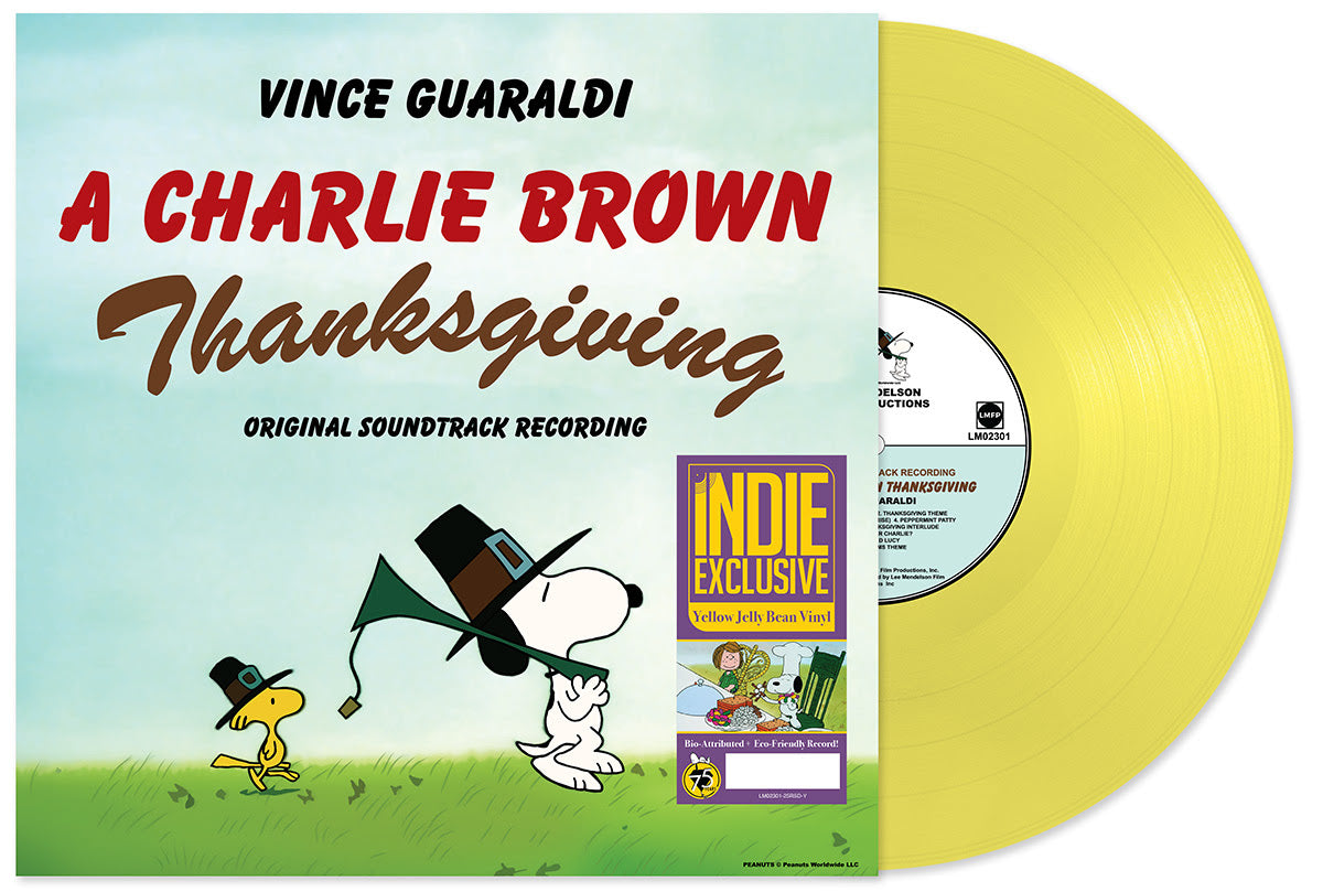 Vince Guaraldi - A Charlie Brown Thanksgiving (Indie Exclusive) (Yellow Jelly Bean Vinyl) | Vinyl