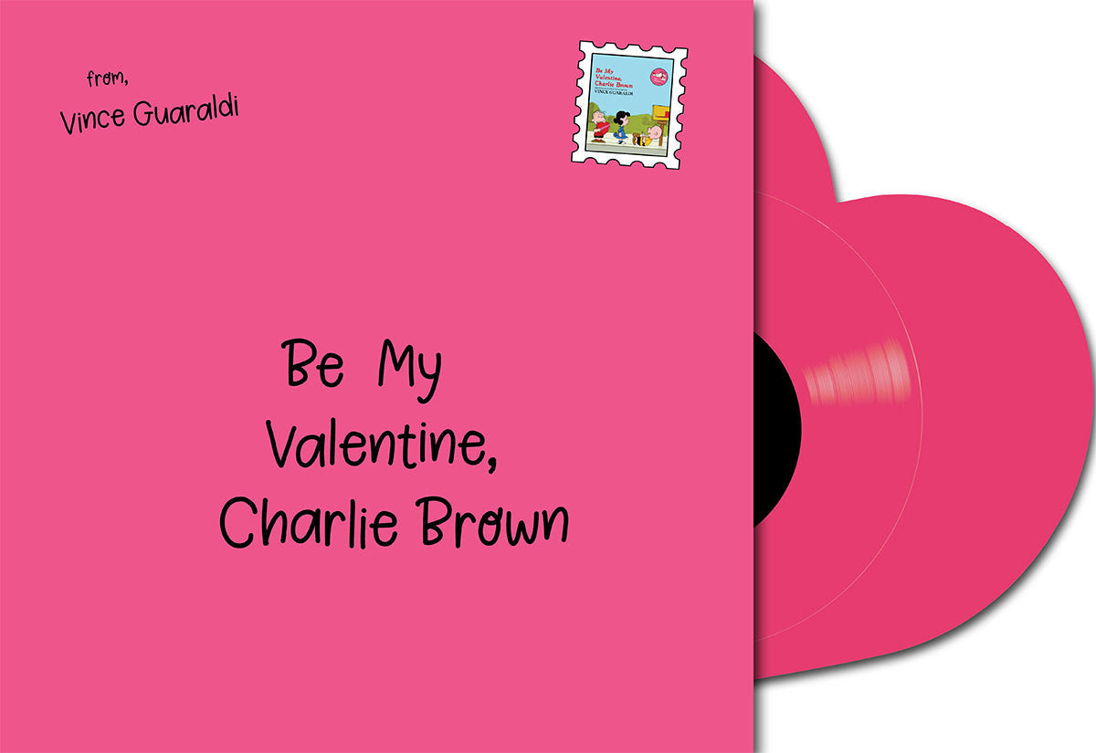 Vince Guaraldi - Be My Valentine, Charlie Brown (Indie Exclusive) [Pink Heart Shaped Vinyl] | Vinyl