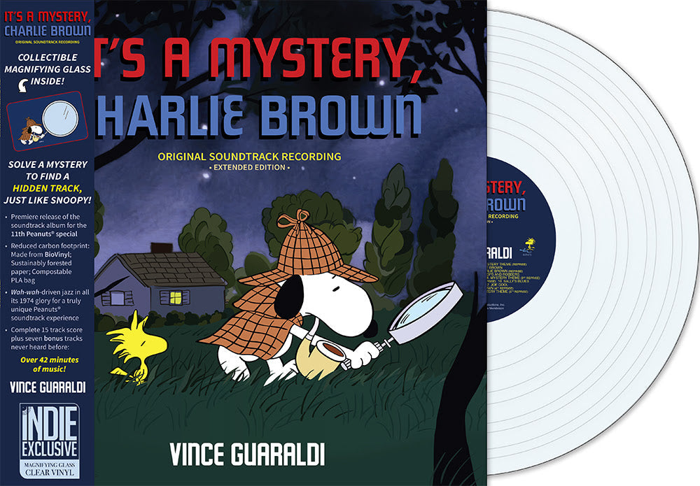 Vince Guaraldi - It'S A Mystery, Charlie Brown (Indie Exclusive) [Magnifying Glass Clear Vinyl] | Vinyl