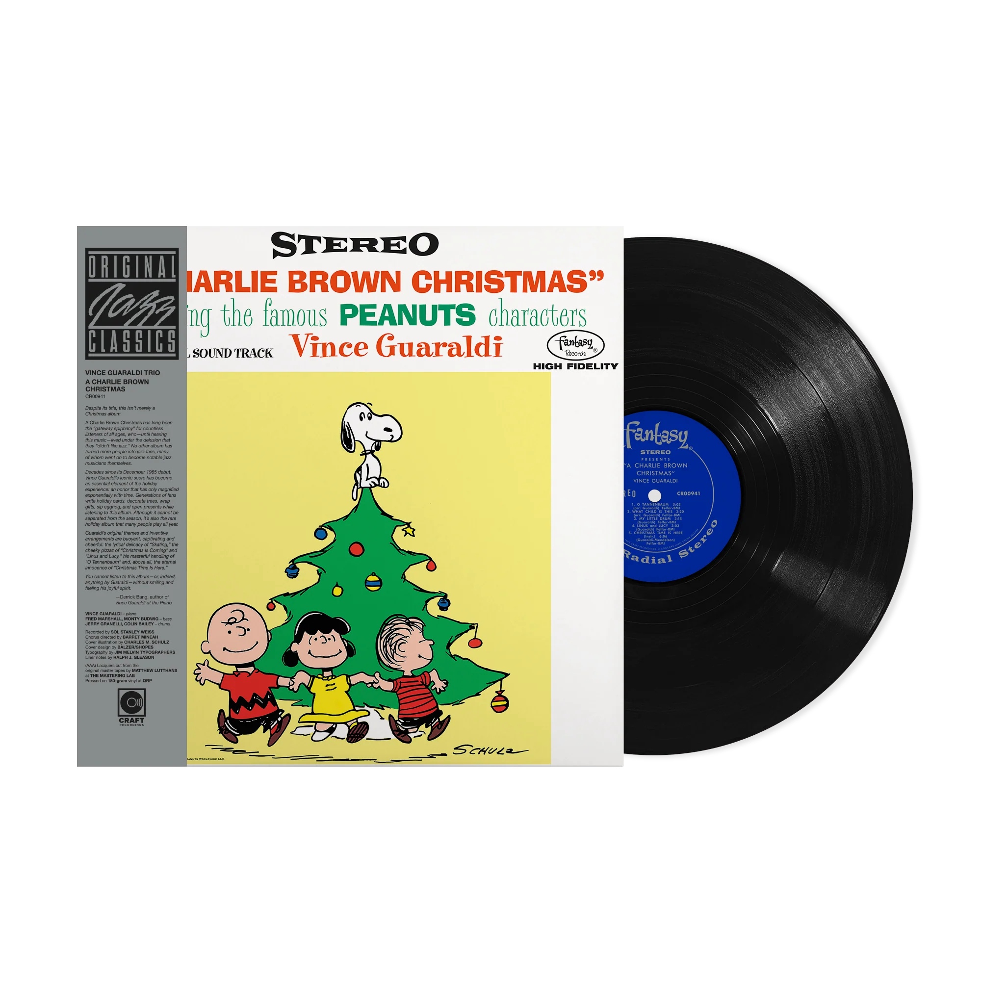 Vince Guaraldi Trio - A Charlie Brown Christmas (Original Jazz Classics Series) [180G LP] | Vinyl