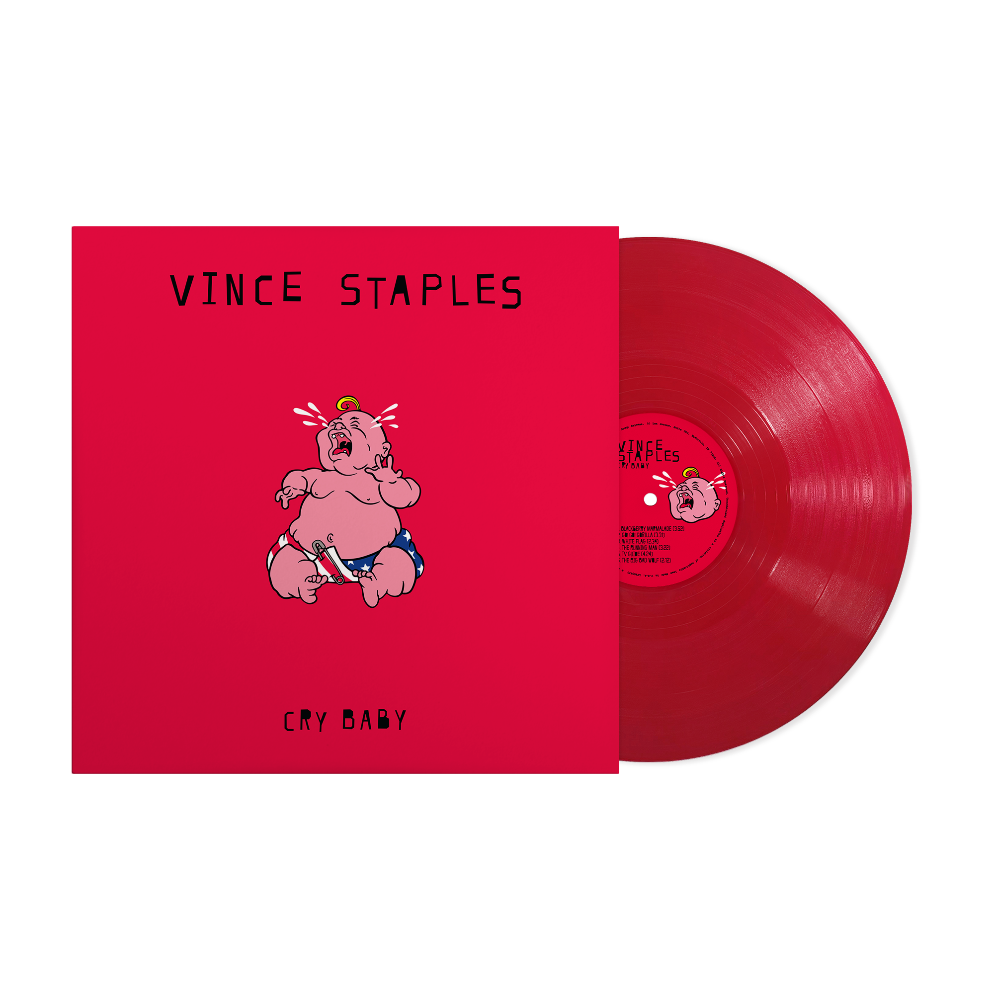 Vince Staples - Cry Baby (Indie Exclusive) [Red LP] | Vinyl