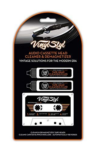 Vinyl Styl | Audio Cassette Head Cleaner & Demagnetizer | Turntable Accessories