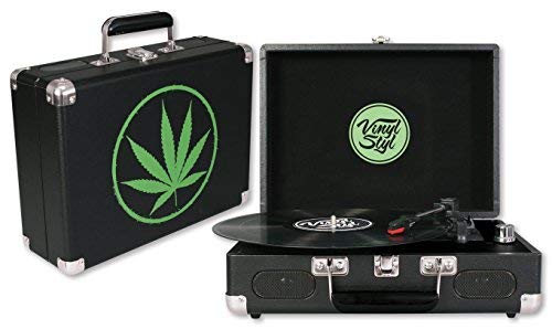 Vinyl Styl - Groove Portable 3 Speed Turntable (Leaf) | Turntable Accessories