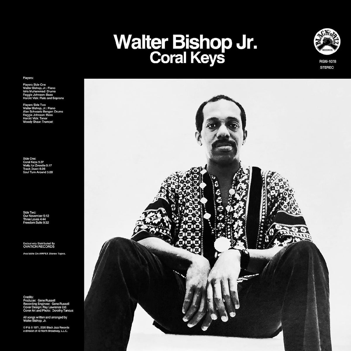 Walter Bishop Jr. - Coral Keys (Remastered Vinyl Edition) | Vinyl