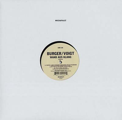 BURGER/VOIGT - Wand Aus Klang Remixe | Vinyl
