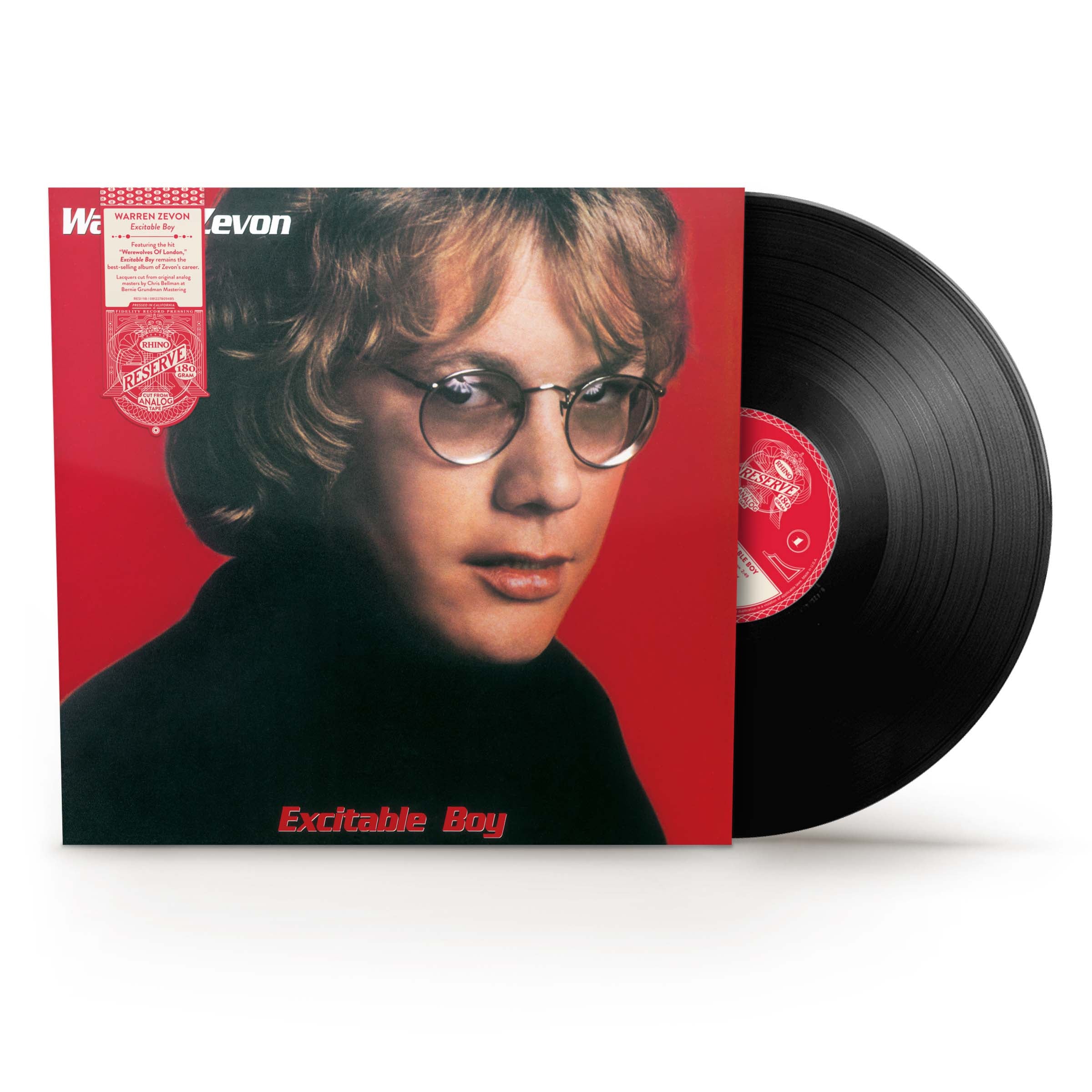 Warren Zevon | Excitable Boy(Rhino Reserve)(RKTBR25) | Vinyl