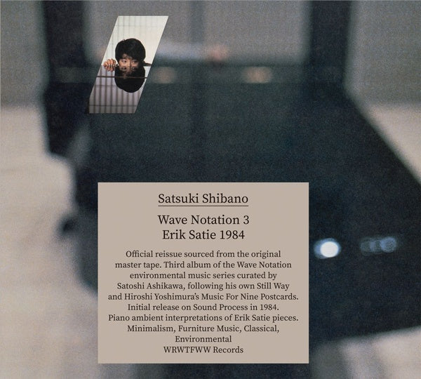 SATSUKI SHIBANO - Wave Notation 3: Erik Satie 1984 | CD