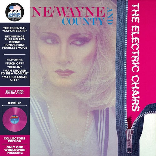 Wayne County & the Electric Chairs - The Best of the Safari Years (Bright Pink Colored Vinyl, Deluxe Edition, Limited Edition, Remastered) | Vinyl