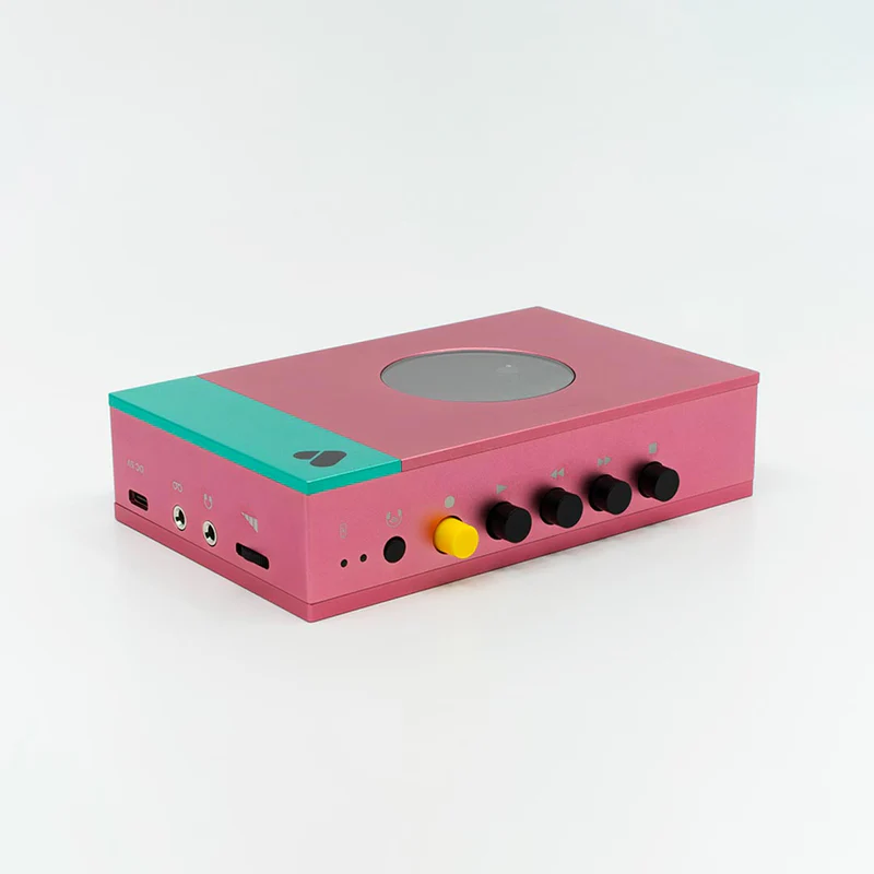 We Are Rewind - Portable BT Cassette Player Lecteur rose et vert • Edith | Cassette Player