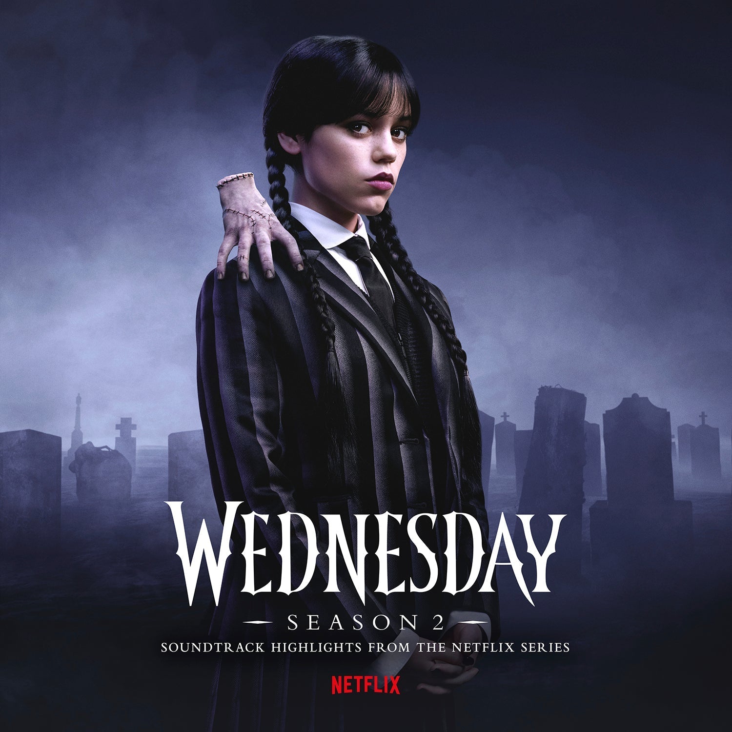 Wednesday Addams Nevermore Academy Orchestra | Wednesday: Season 2 (Original Soundtrack From The Netflix Series) (Purple & Black Blended Transparent Vinyl) [2LP] | Vinyl