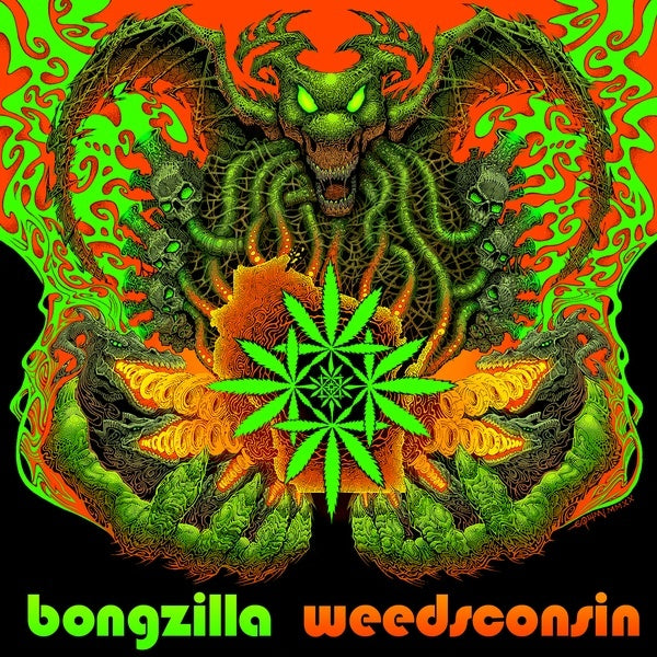 BONGZILLA - Weedsconsin (Half-Half Neon Yellow/Neon Green Vinyl) | Vinyl