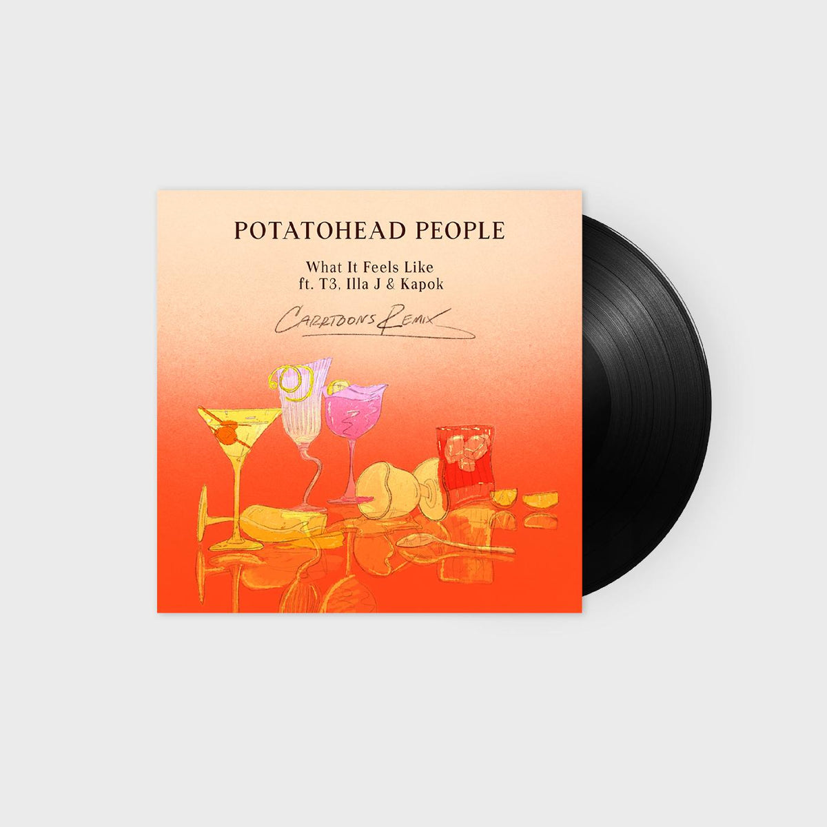 Potatohead People - What It Feels Like (feat. T3, Illa J & Kapok) [Carrtoons Remix] | Vinyl
