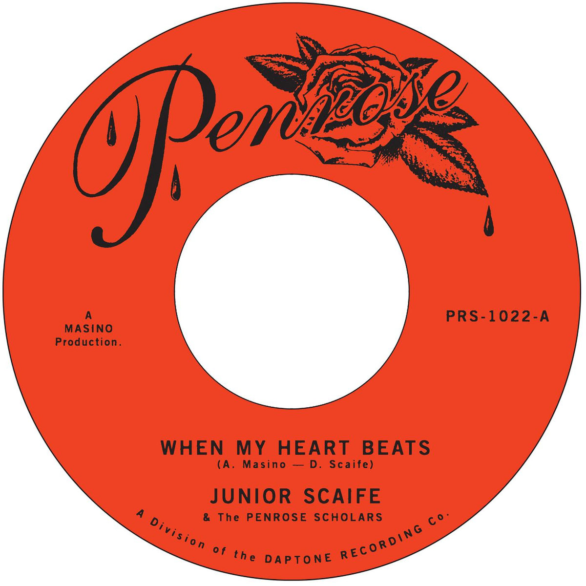 Junior Scaife - When My Heart Beats b/w Moment To Moment | Vinyl