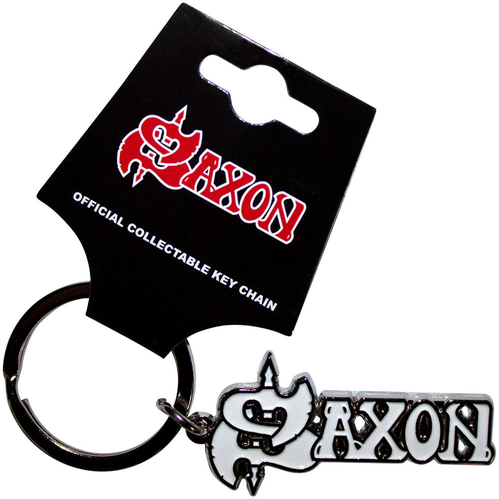 Saxon | White Logo |