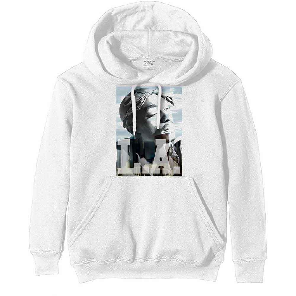 Tupac - LA Skyline | Sweatshirt White