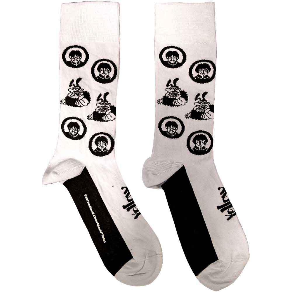 The Beatles - Band & Meanies Monochrome | Socks White