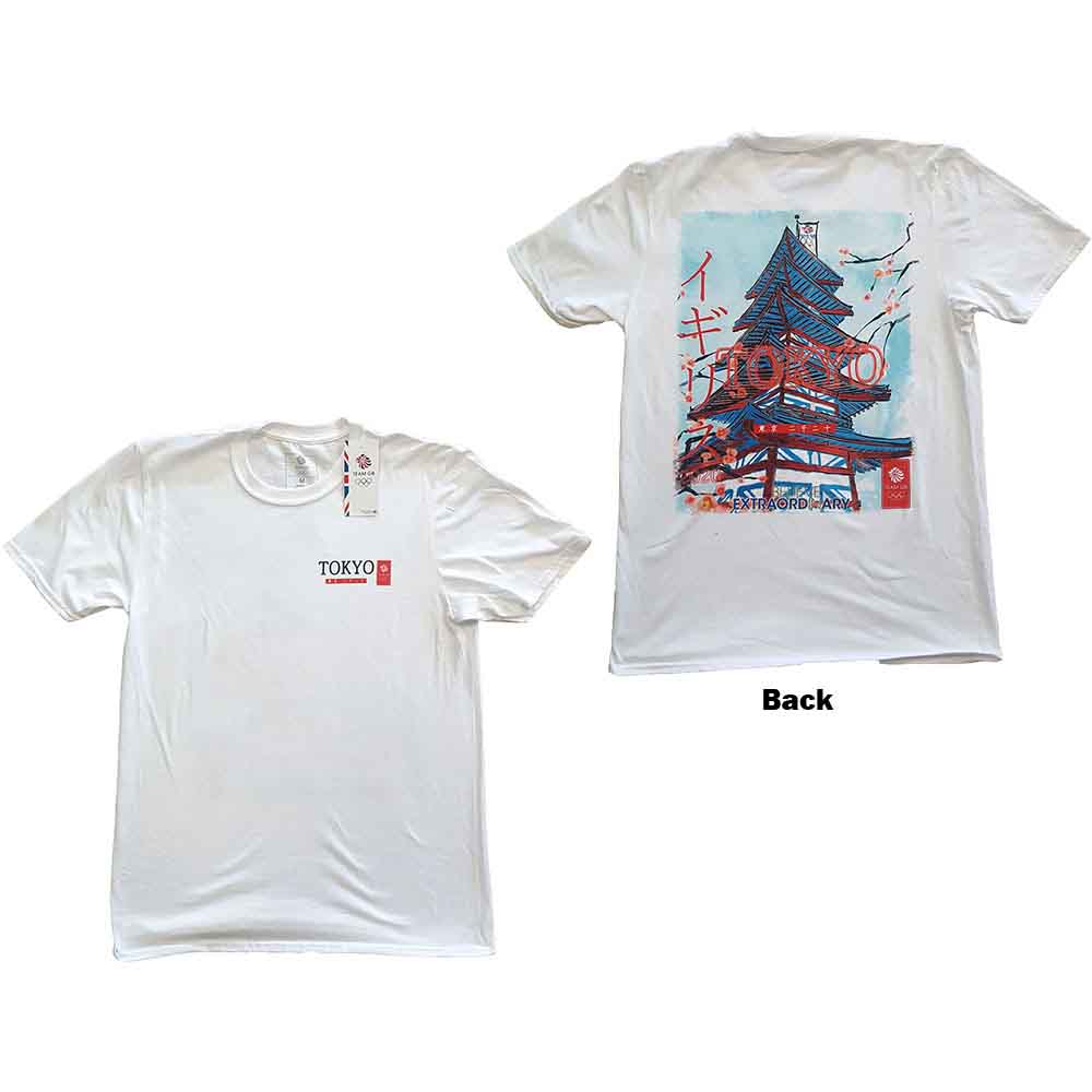 Team GB - Pagoda | T-Shirt White